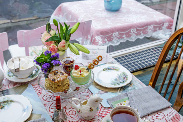 istock Traditional English Tea room 2174673597