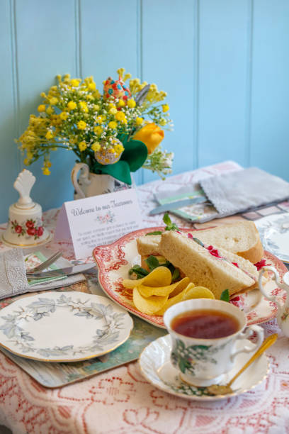 istock Traditional English Tea room 2174673678