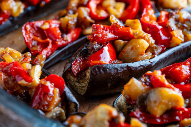 Berinjela Recheada Atum e Cebola: Frita e Crocante! - receita deliciosa profissional - passo 3