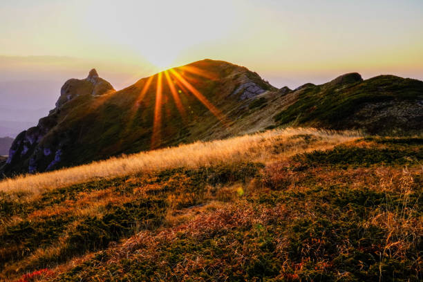 istock Sunset on the Ciucas Peak, Ciucas Mountains, Romania 2174681528