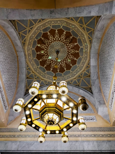 Makkah, Saudi Arabia : May 18 2024, Inside view of Masjid Al Haram, Amazing interior view.