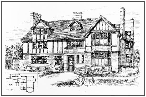 istock 19th century architecture: Wyncole, Jesmond, Newcastle on Tyne 2174684404