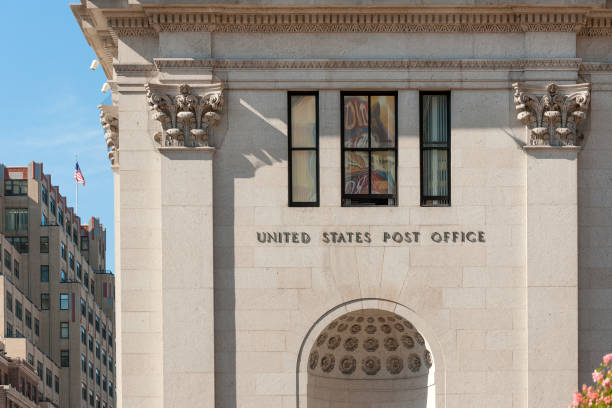 istock Detail of Post Office building in NYC 2174684772