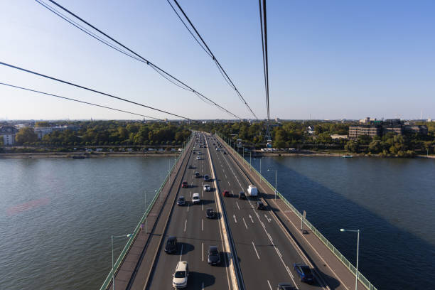 istock view of the Rhine river and bridge in Cologne 2174687198