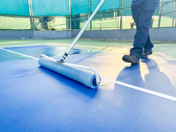 istock Tennis Court Roller Dryer 2174687635