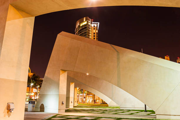istock Modern Architecture Near The Gaslamp  District at Night, 2174688668