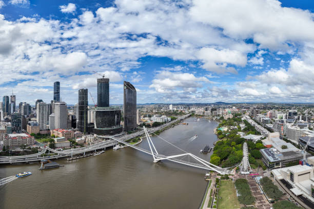 istock Aerial View of Brisbane Financial District 2174689400