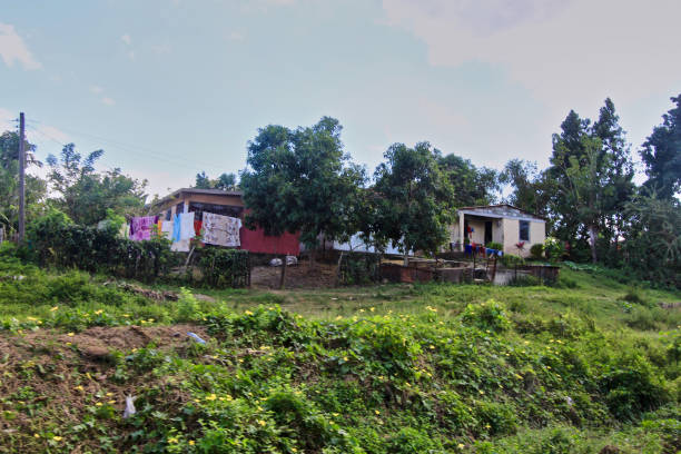 istock Countryside Home with Hanging Laundry 2174690360