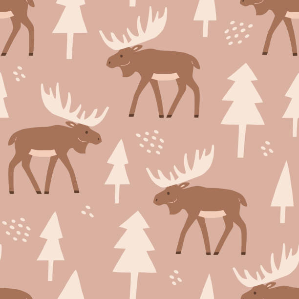 Free Vector Moose Pattern 80+ Sample Moose Stock Photos, Pictures & Royalty-Free Images - iStock