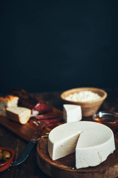 Fresh Made White Cheese served with olives and homemade Bread
