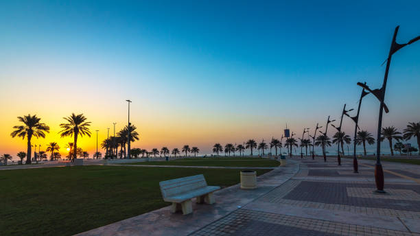 istock Wonderful morning view at Al Khobar Corniche - Al-Khobar, Saudi Arabia. 2174700255