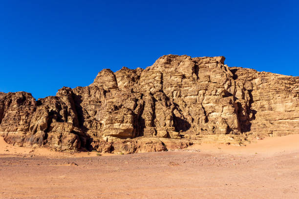 istock Rocky Cliff in the Jordanian Desert 2174716377