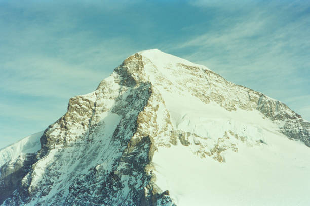Jungfrau mountains in switzerland, highest point of europe.