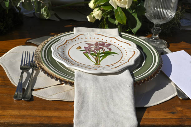 istock table set plates glasses bowls arrangements decoration party table 2174738819