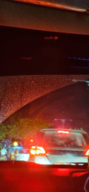 istock Driving in rainy days at night 2174745835