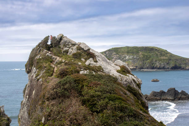 istock Rocky  mountains and cliffs along the Oregon coastline 2174749584