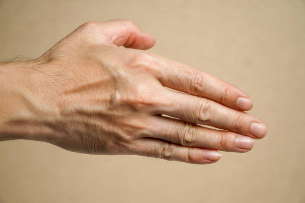 istock Man stretching his hand to shake hands, isolated on white background,Human hand ready for alpha handshake. 2174752540