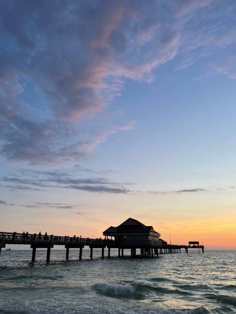 istock Sunset in summer at the beach 2174753194