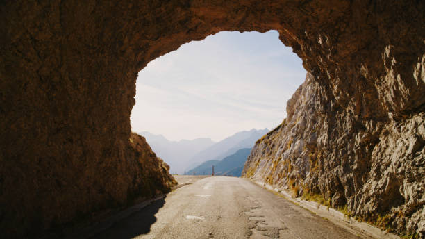 Mountain Tunnel Hiking Adventure