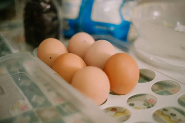 istock Chicken eggs ready to be used as a mixture for Eid cake dough. 2174758385