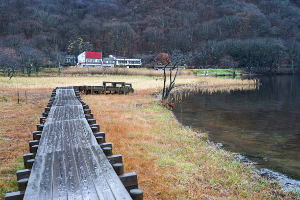 istock Misty autumn scenery of Lake Haruna (Harunakomachi, Takasaki City, Gunma Prefecture) 2174761184