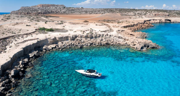 Cyprus Blue Lagoon Cape Greco Ayia Napa Peninsula Coast