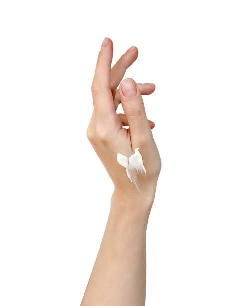 istock Woman hand cream organic cosmetics 2174819431