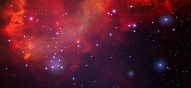 istock Space vector background with realistic nebula and shining stars. Magic colorful galaxy with stardust 2174822684