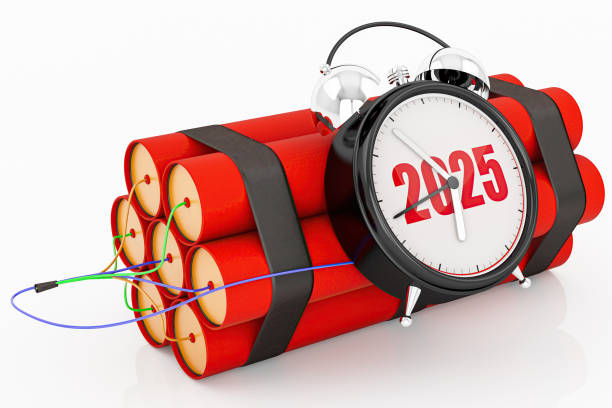 New Year Concept. 3D Render