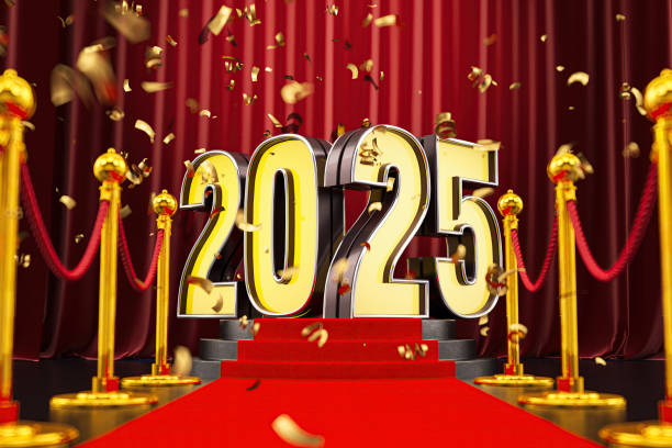 istock New Year Celebration Event 2024 Neon Sign on Red Carpet with Confetti 2174823351