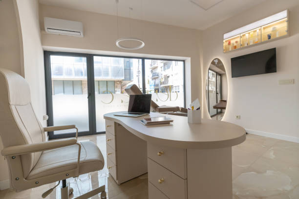 istock Beauty salon interior without people 2174827386
