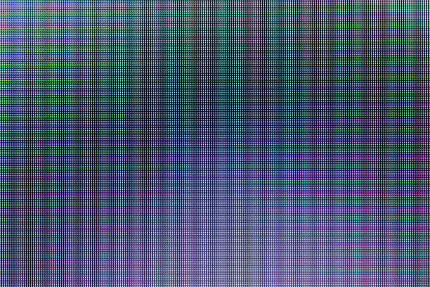 istock White dotted bright colored LED smd screen, closeup background 2174832653
