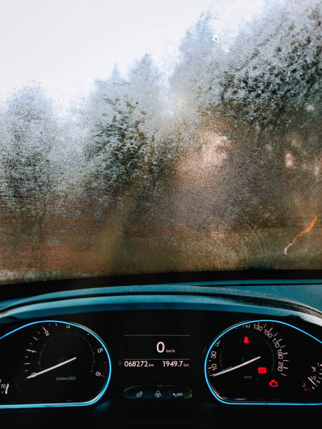 Ice in the morning Winter brings with it many challenges, including the problem of the icy car, which often wastes time and frustrates many drivers. When the temperature drops below freezing, the moisture in the air turns into ice and can cause various problems for the car. The most common are ice on the windshield, icy door handles, and frozen diesel. windshield wiper snow stock pictures, royalty-free photos & images
