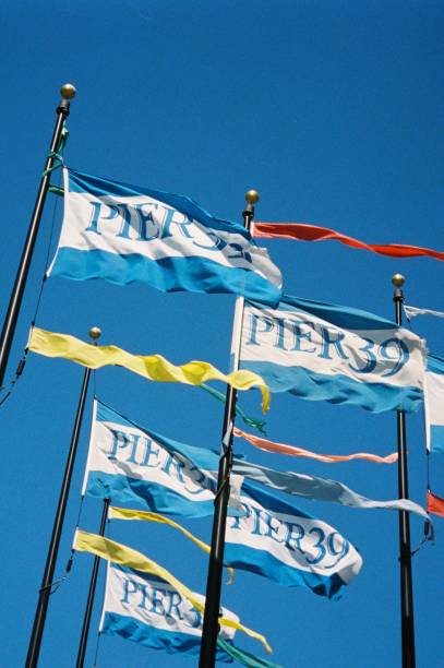 istock Pier 39 flags in San Francisco 2174842618