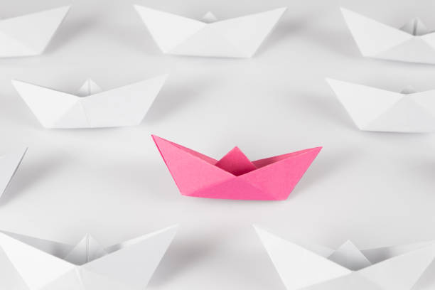 istock Leadership Concept with Paper Boats 2174855397