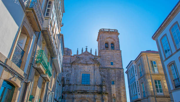 istock Historic Cathedral in sunlight in a blue sky 2174857668