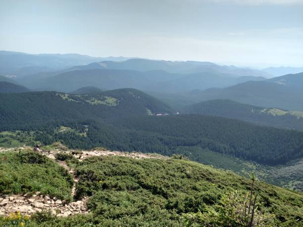 istock Mountain landscape and forest horizontal color photo image 2174857931