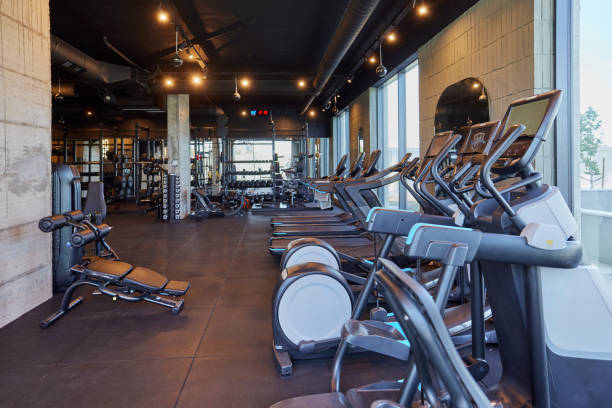istock Exercise machines in a gym! 2174858060