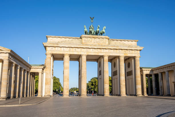istock The famous Brandenburg Gate in Berlin 2174883474