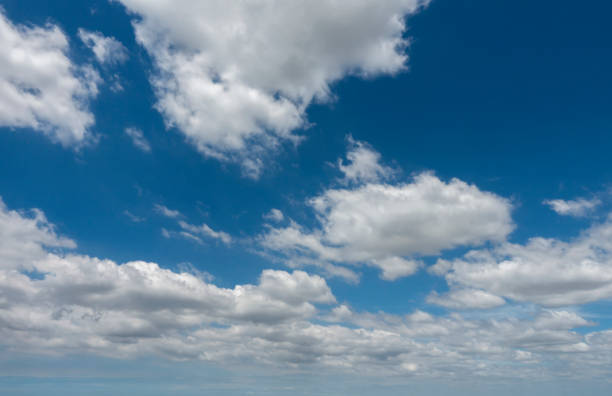 istock Beautiful clouds with blue sky background. Nature weather 2174883610