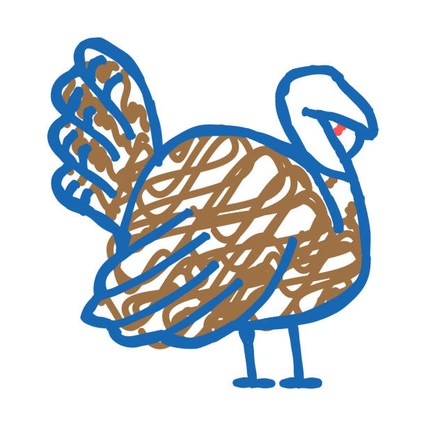 istock turkey bird autumn season icon doodle illustration 2174888028
