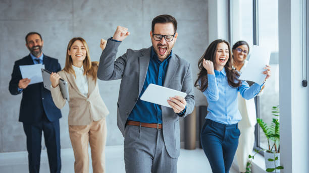 istock Successful businesspeople having a meeting in an office. 2174899829