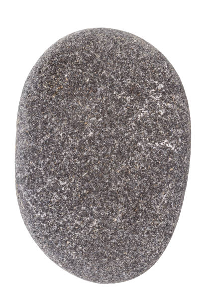 istock Top view of single black pebble 2174900523