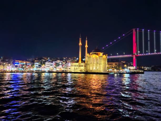 istock Ortakoy Mosque at night 2174906947