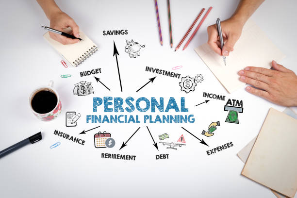 istock Personal Financial Planning Concept. The meeting at the white office table 2174910375