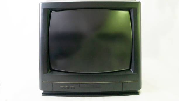 istock Old tube TV with gray screen 2174922500