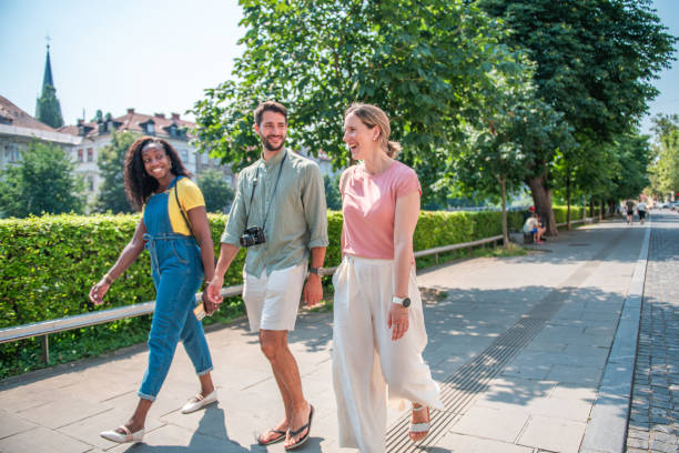 istock Diverse Friends Enjoying Urban Exploration in Sunshine 2174924910