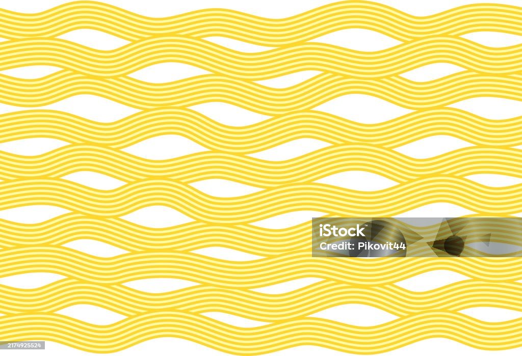 Noodle Vector Pattern Noodle Pattern Poster Stock Illustration - Download Image Now ...