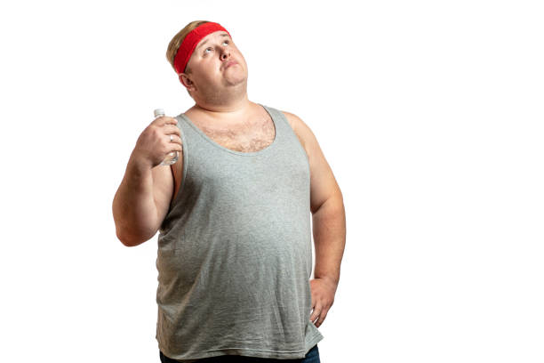 Man pours egg whites right down the hatch for protein after a workout.
