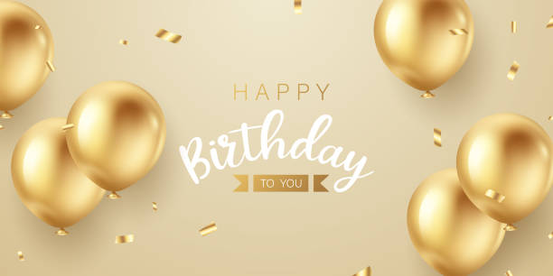 istock Celebrate your birthday background with beautiful balloon vector illustration. 2174926291